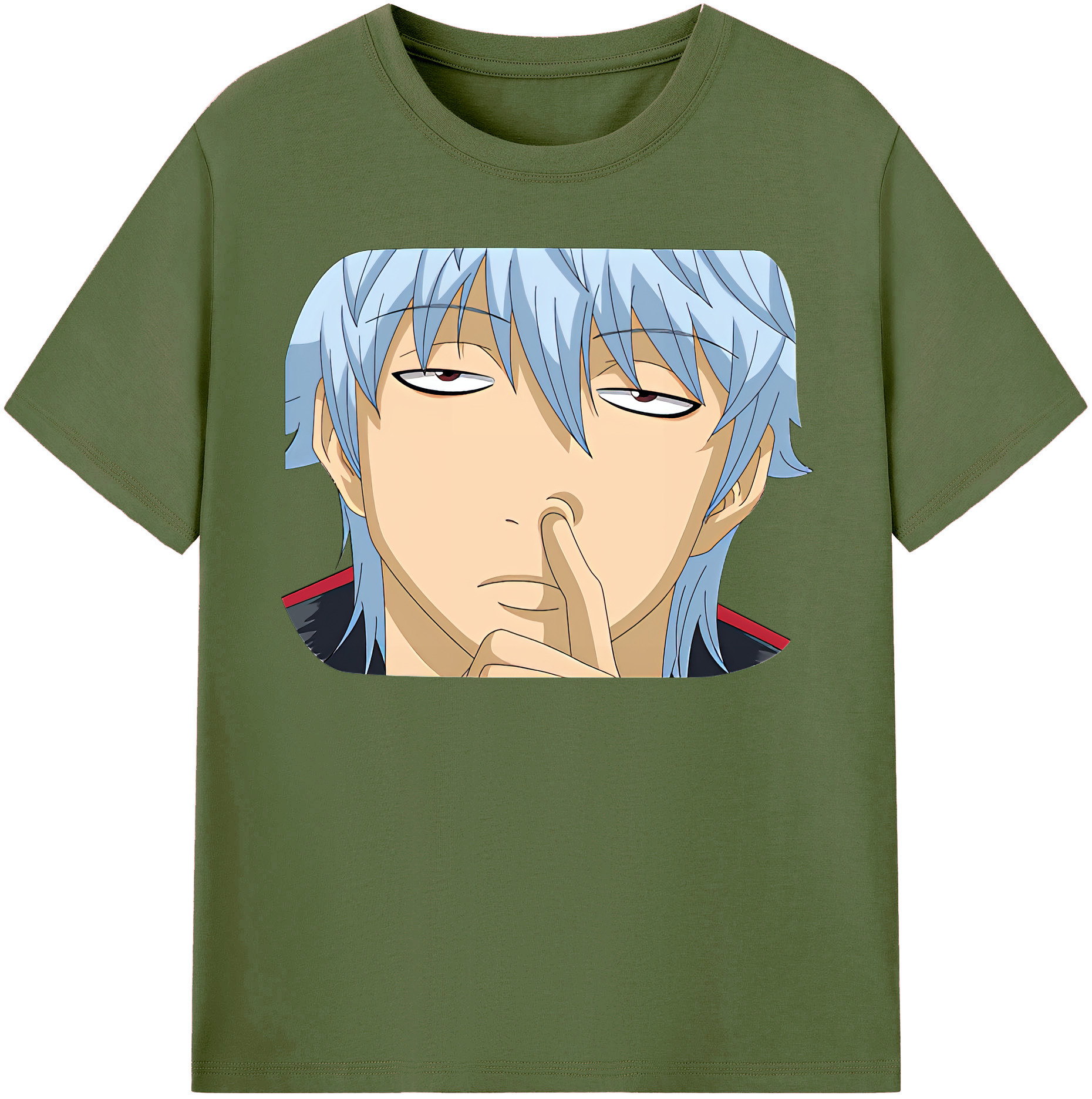 （画像用） ぎんたま 坂田銀時（さかたぎんとき） 神楽 志村新八（しむら しんぱち） GINTAMA Sakata Gintoki Kagura Shimura Shinpachi 綿100％半袖Tシャツ（フロントプリント）